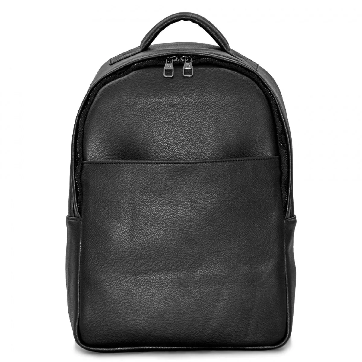 Laptop Bölmeli Suni Deri Sırt Çantası - Görsel 2