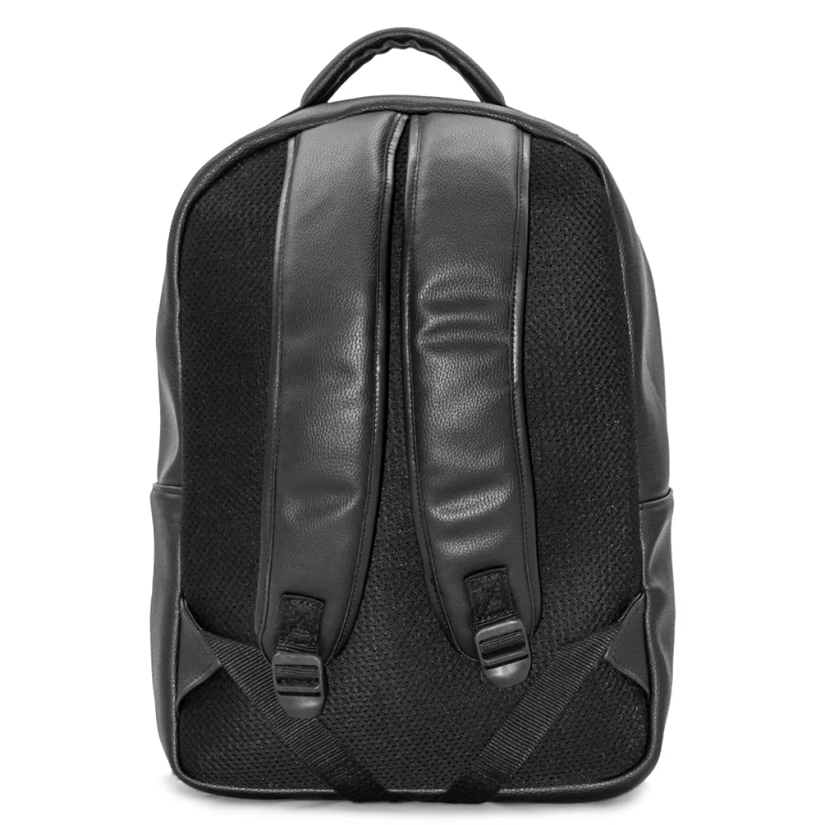 Laptop Bölmeli Suni Deri Sırt Çantası - Görsel 3