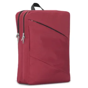 Çapraz Fermuar Tasarımlı Laptop Bölmeli Sırt Çantası