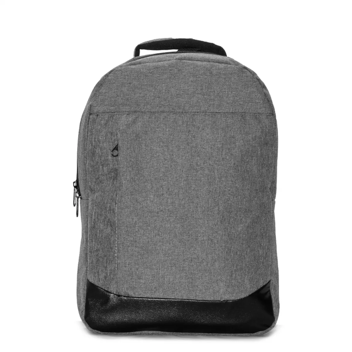 Suni Deri Tasarım Detaylı Laptop Bölmeli Sırt Çantası - Görsel 8