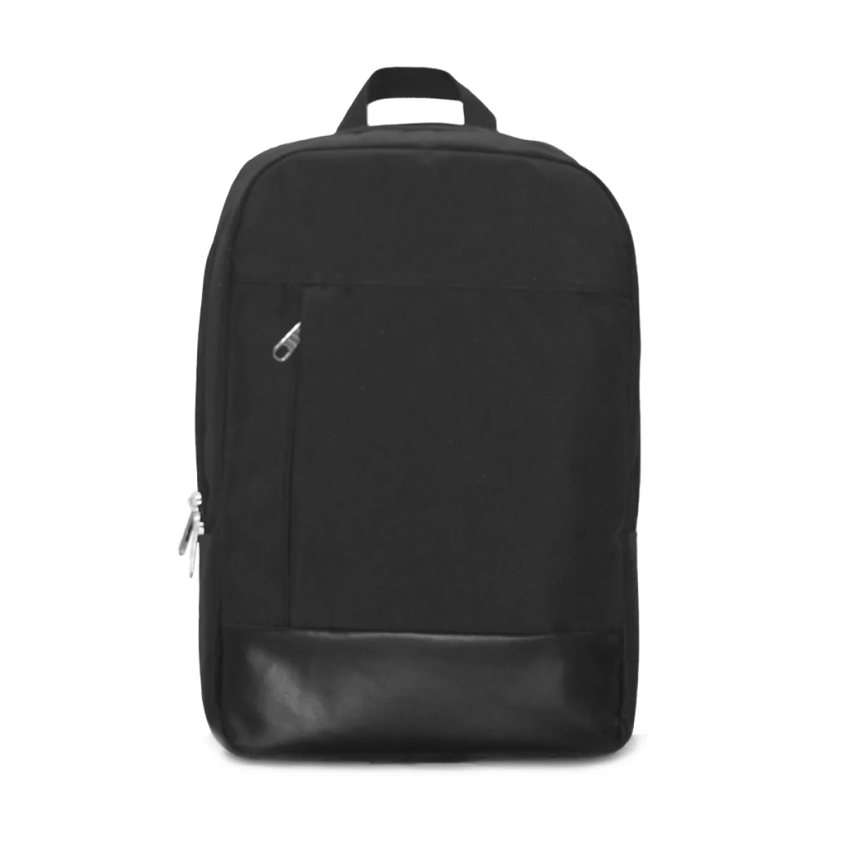 Suni Deri Tasarım Detaylı Laptop Bölmeli Sırt Çantası - Görsel 6