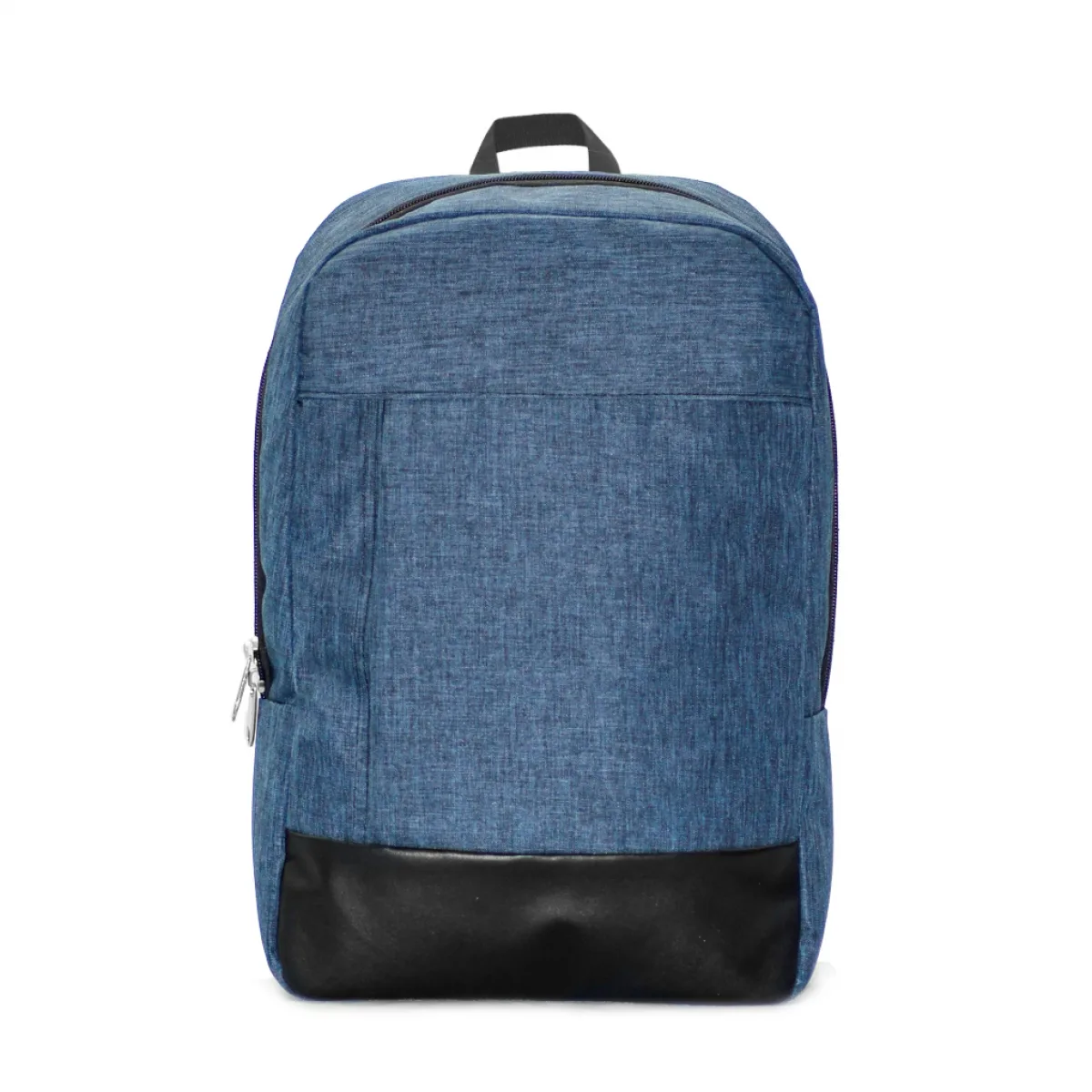 Suni Deri Tasarım Detaylı Laptop Bölmeli Sırt Çantası - Görsel 4