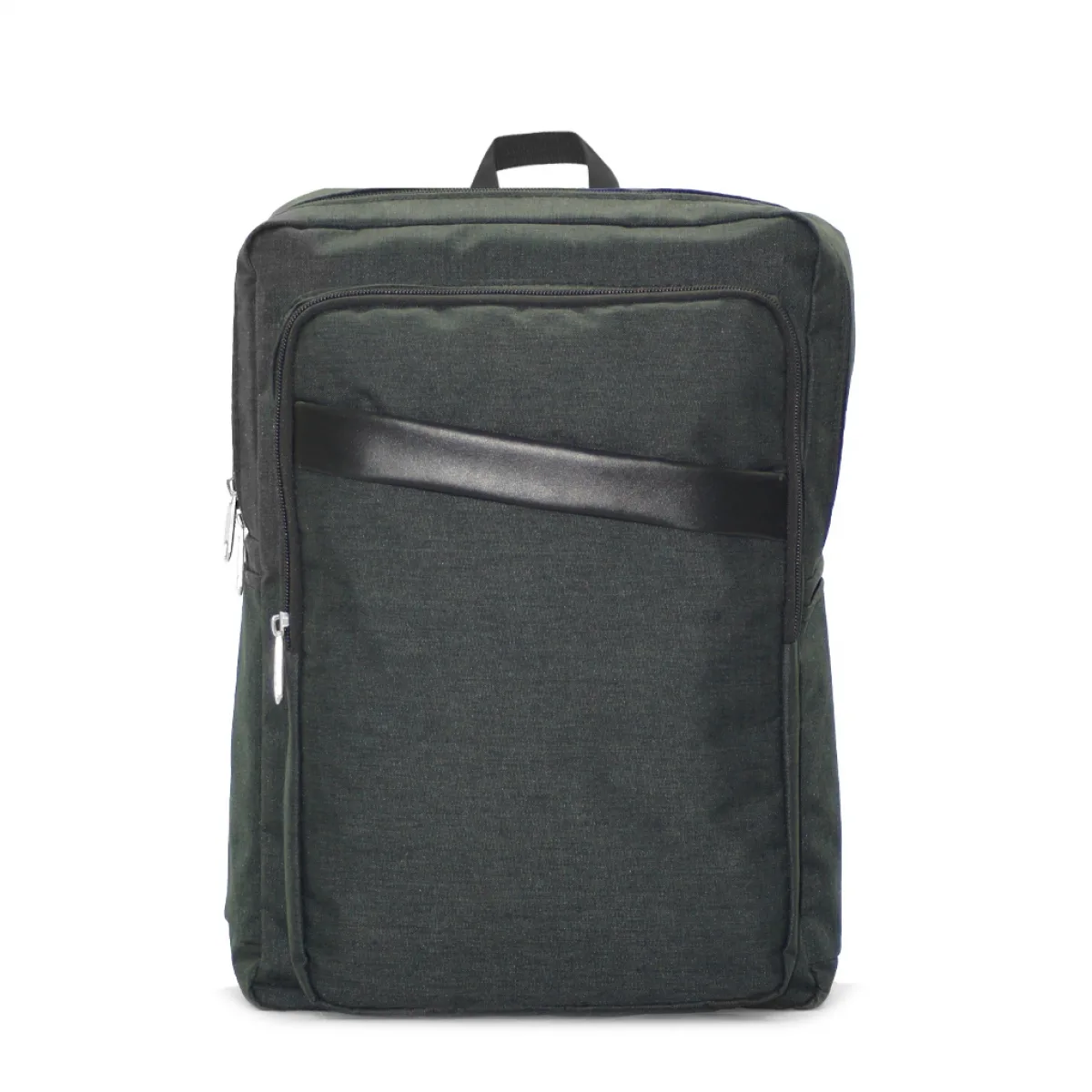 Asimetrik Deri Detaylı Promosyon Laptop Sırt Çantası - Görsel 6