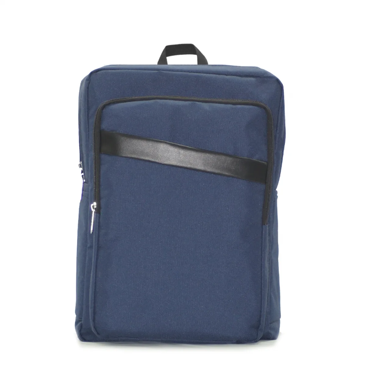 Asimetrik Deri Detaylı Promosyon Laptop Sırt Çantası - Görsel 4