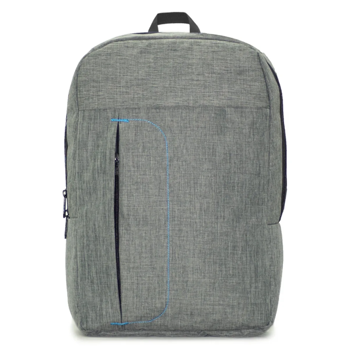 Renkli Dikiş Detaylı Promosyon Laptop Bölmeli Sırt Çantası - Görsel 2