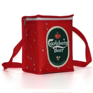 Mini Boy Dijital Baskılı Termos İçecek Çantası