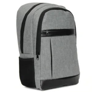 Suni Deri Tasarım Detaylı Laptop Bölmeli Sırt Çantası