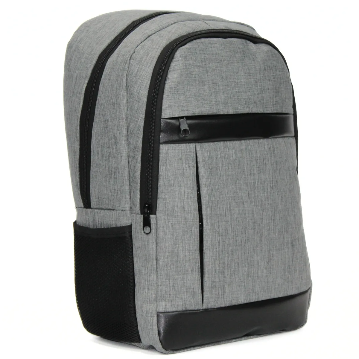 Suni Deri Tasarım Detaylı Laptop Bölmeli Sırt Çantası