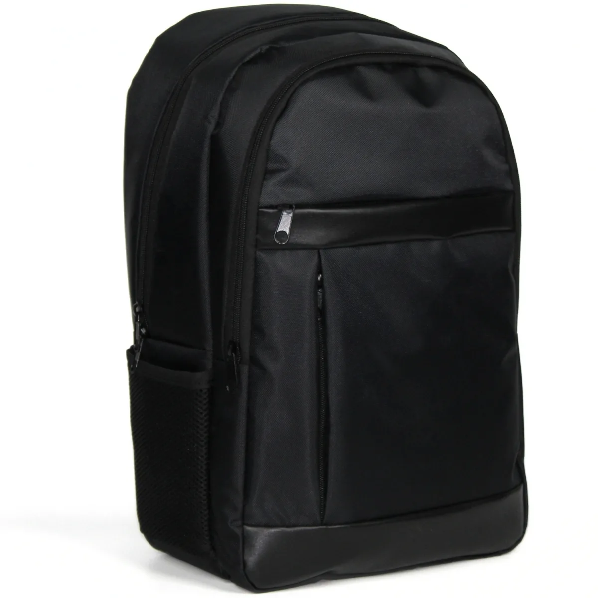 Suni Deri Tasarım Detaylı Laptop Bölmeli Sırt Çantası - Görsel 5