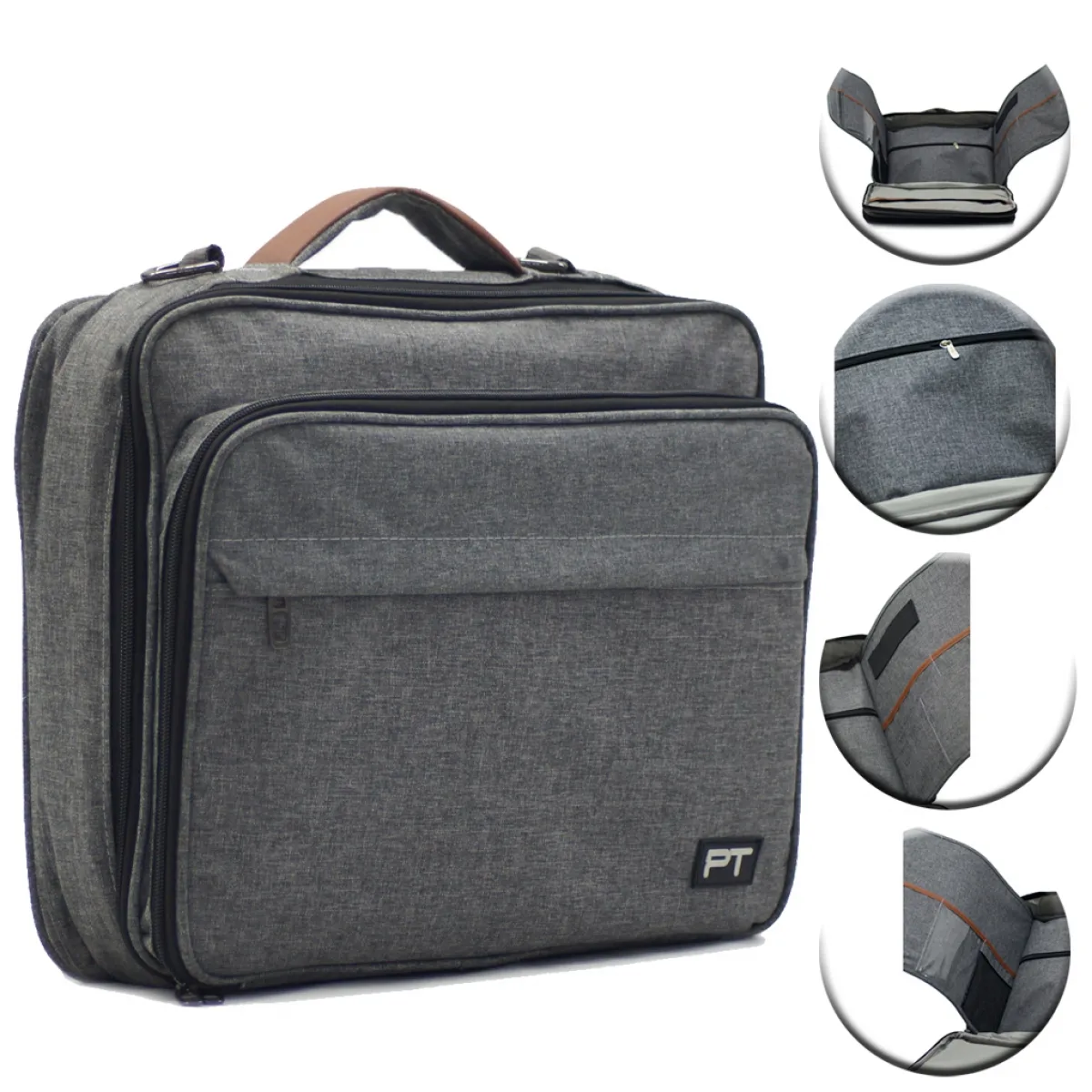 İç Organizerli Tam Açılır Gövde Laptop Evrak Çantası