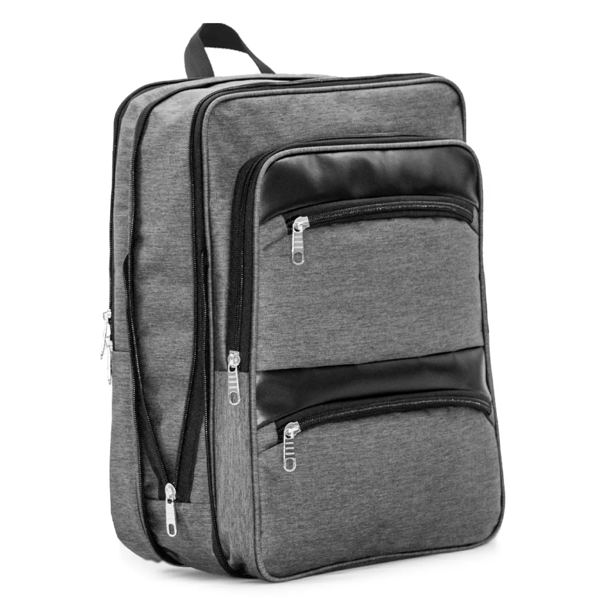 Körüklü Suni Deri Detaylı Promosyon Laptop Sırt Çantası - Görsel 4