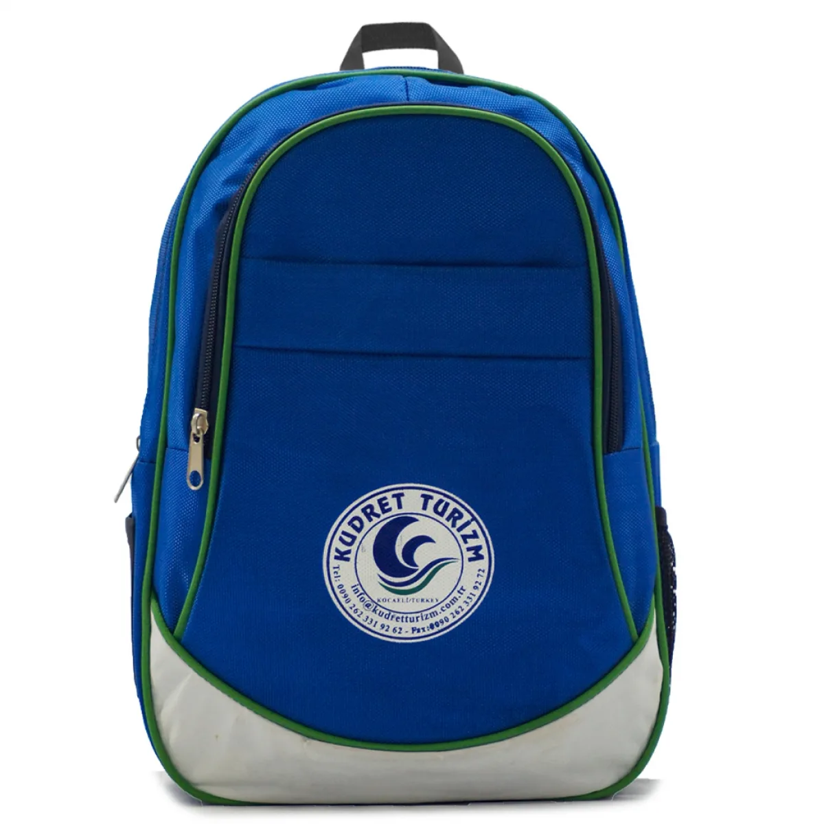 Renkli Şerit Detaylı Baskılı Promosyon Mini Çanta - Görsel 2